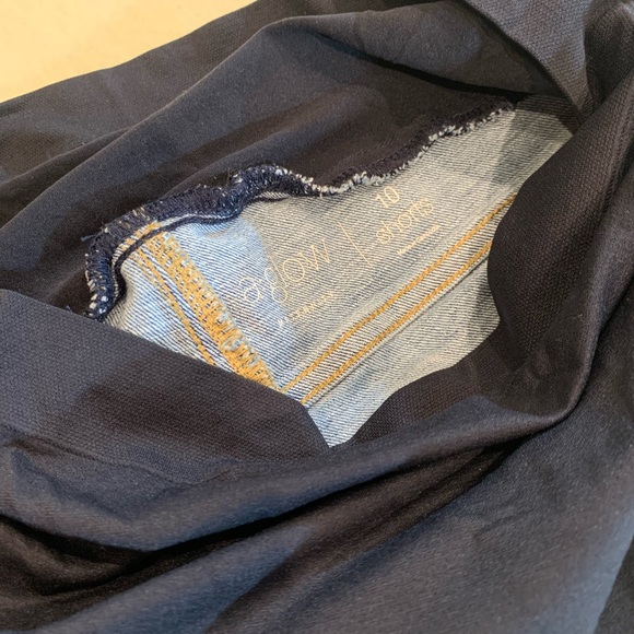 a:glow maternity shorts - denim distressed style - Picture 5 of 7